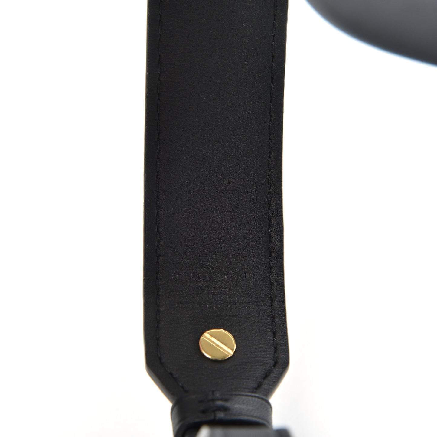 Reverse Monogram Bandouliere Shoulder Strap XL Black
