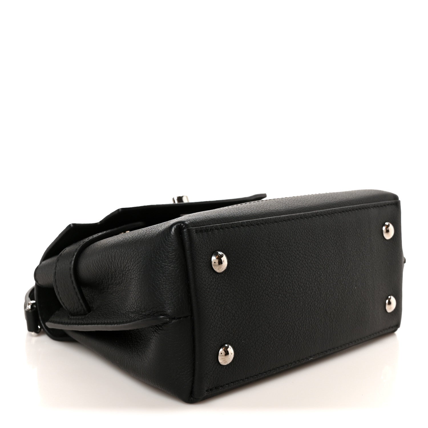Louis Vuitton Calfskin Lockme Ever BB Black 4 of 10