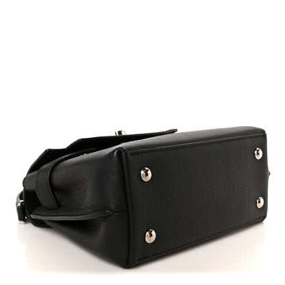 Louis Vuitton Calfskin Lockme Ever BB Black 4 of 10