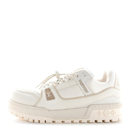 Louis Vuitton Calfskin Mens LV Trainer Maxi Sneakers 11 White 1 of 13