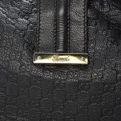 Gucci Guccissima Large New Ladies Web Hobo Black 8 of 11