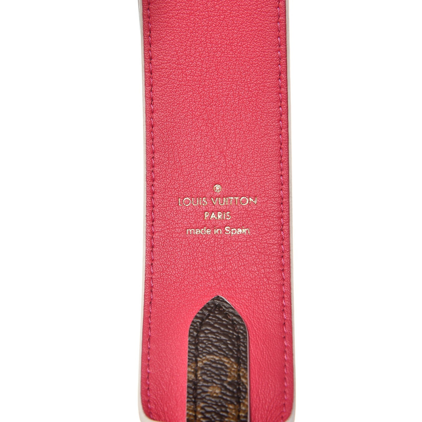 Monogram Bandouliere Shoulder Strap Hot Pink