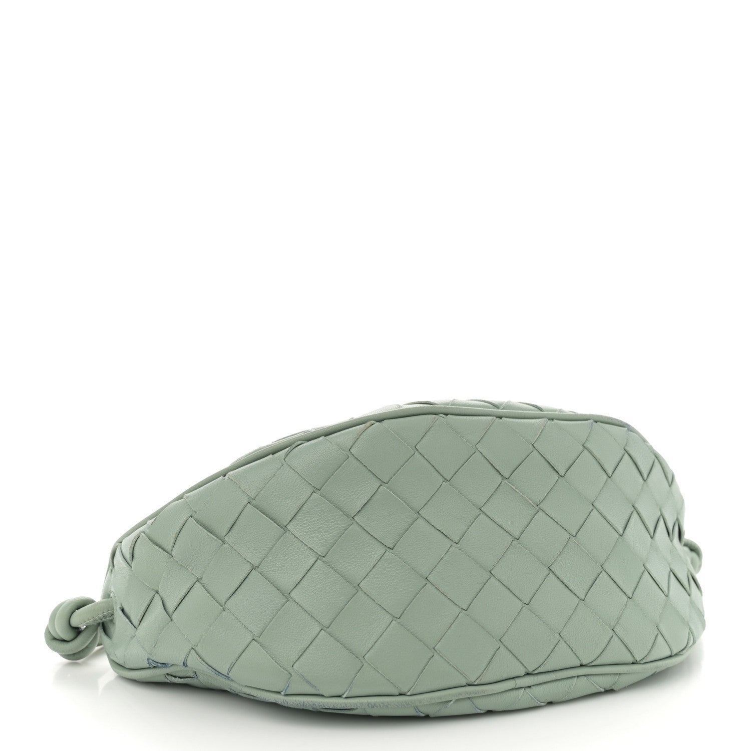 Bottega Veneta Nappa Intrecciato Half Moon Pouch On Strap Sauge 4 of 10