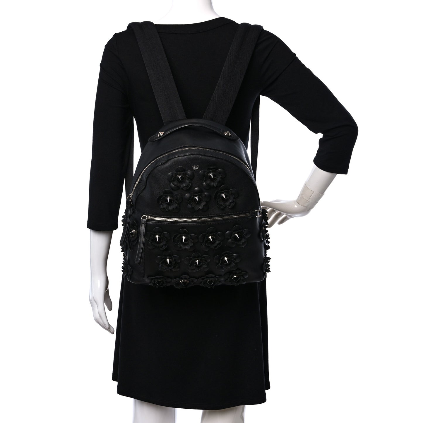 Vitello Dolce All Over Flowerland Large Backpack Black