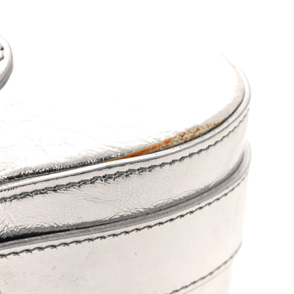 Balenciaga Smooth Metallic Calfskin Large Lindsay Shoulder Bag Silver 17 of 20