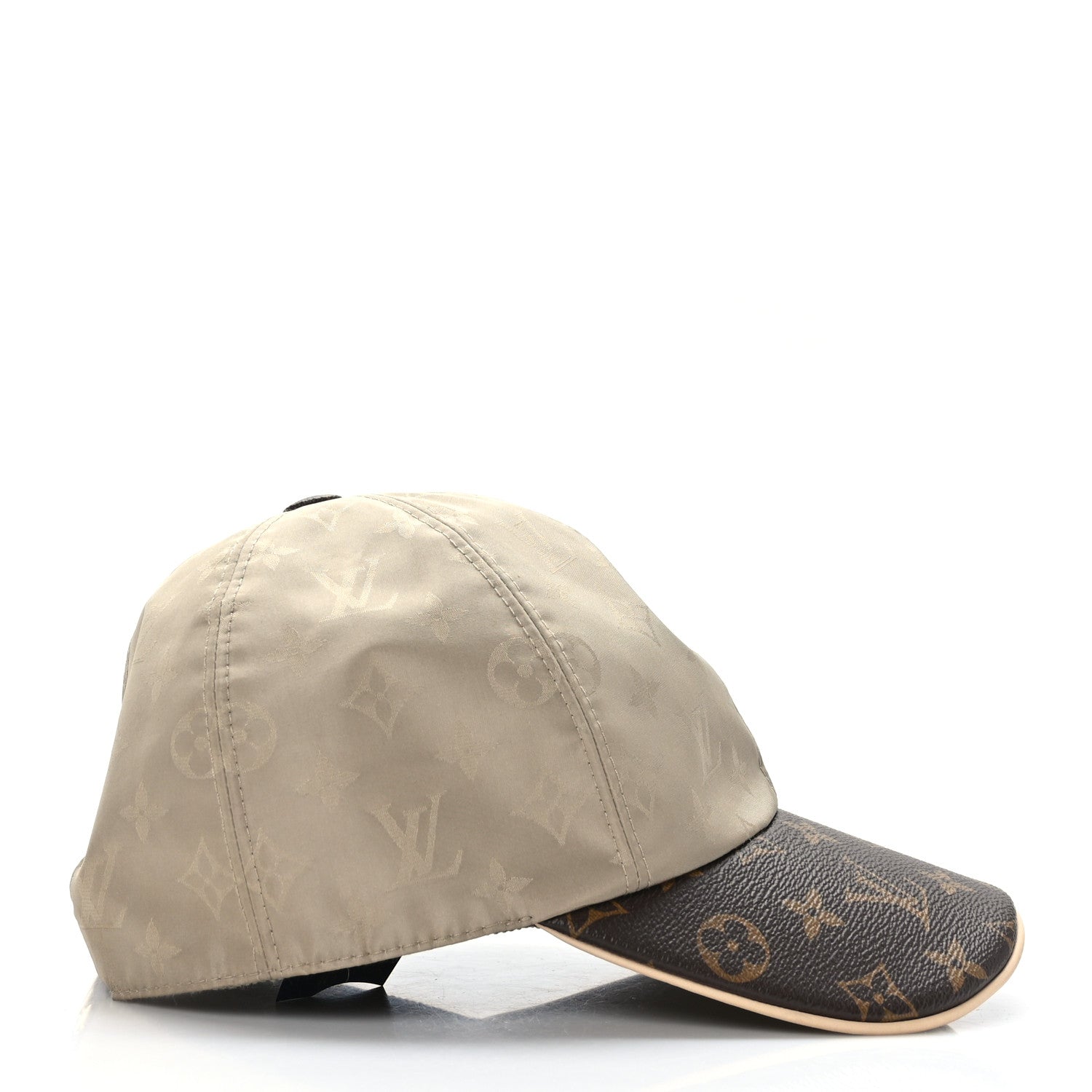 Louis Vuitton Monogram Polyester Silk LV Get Ready Cap Beige 4 of 8