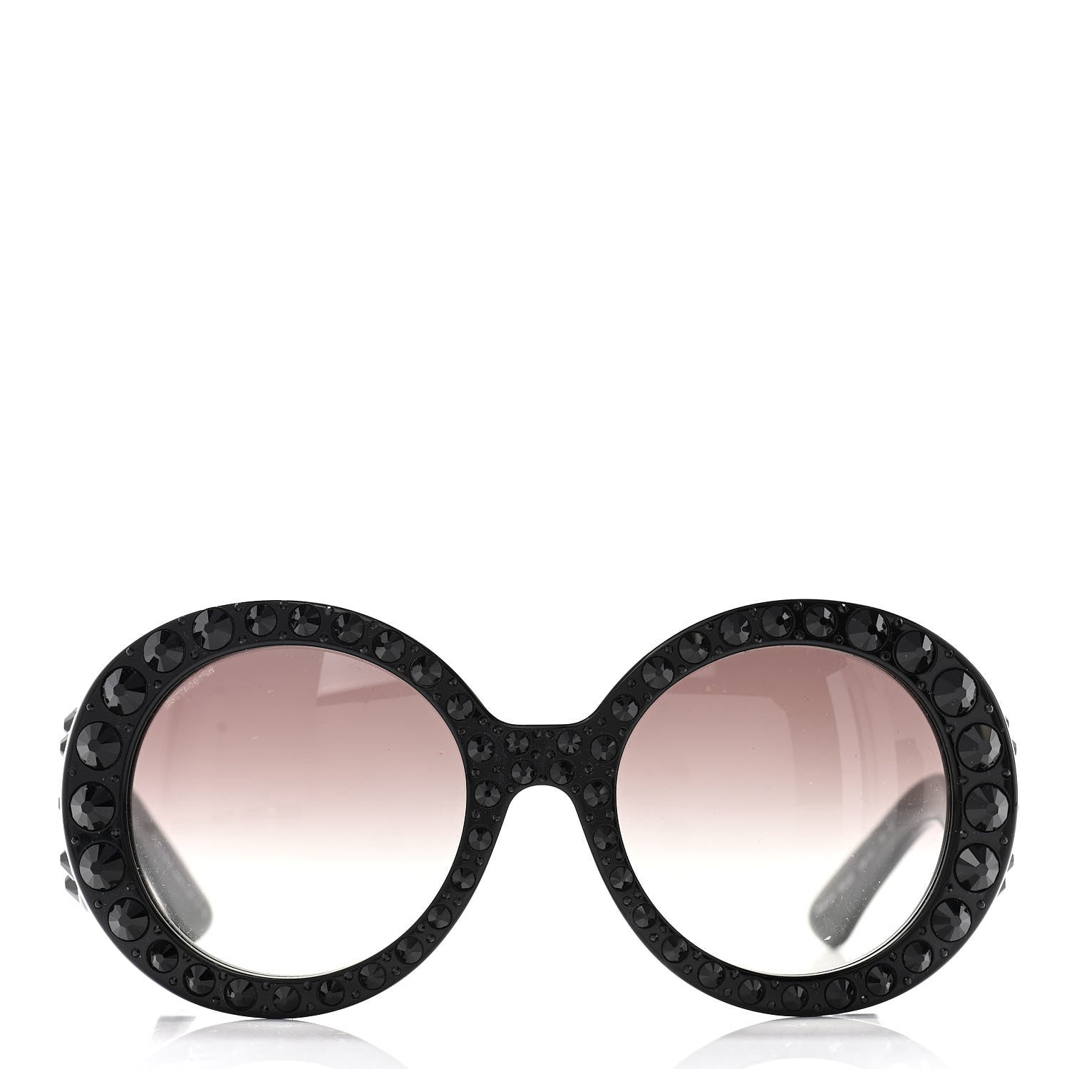 Prada Crystal Baroque Sunglasses SPR 31P Black 2 of 6