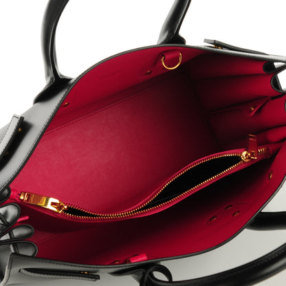 Saint Laurent Calfskin Small Sac De Jour Black Fuchsia 8 of 9