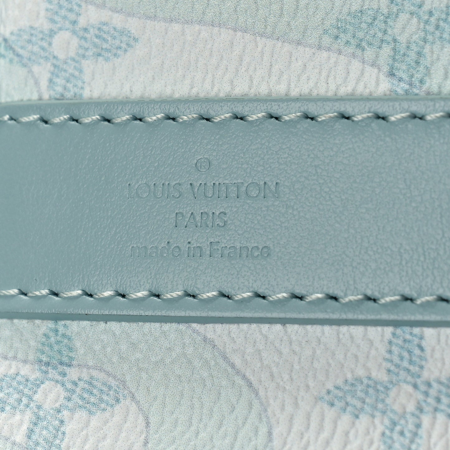 Monogram Aquagarden Keepall Bandouliere 25 Crystal Blue