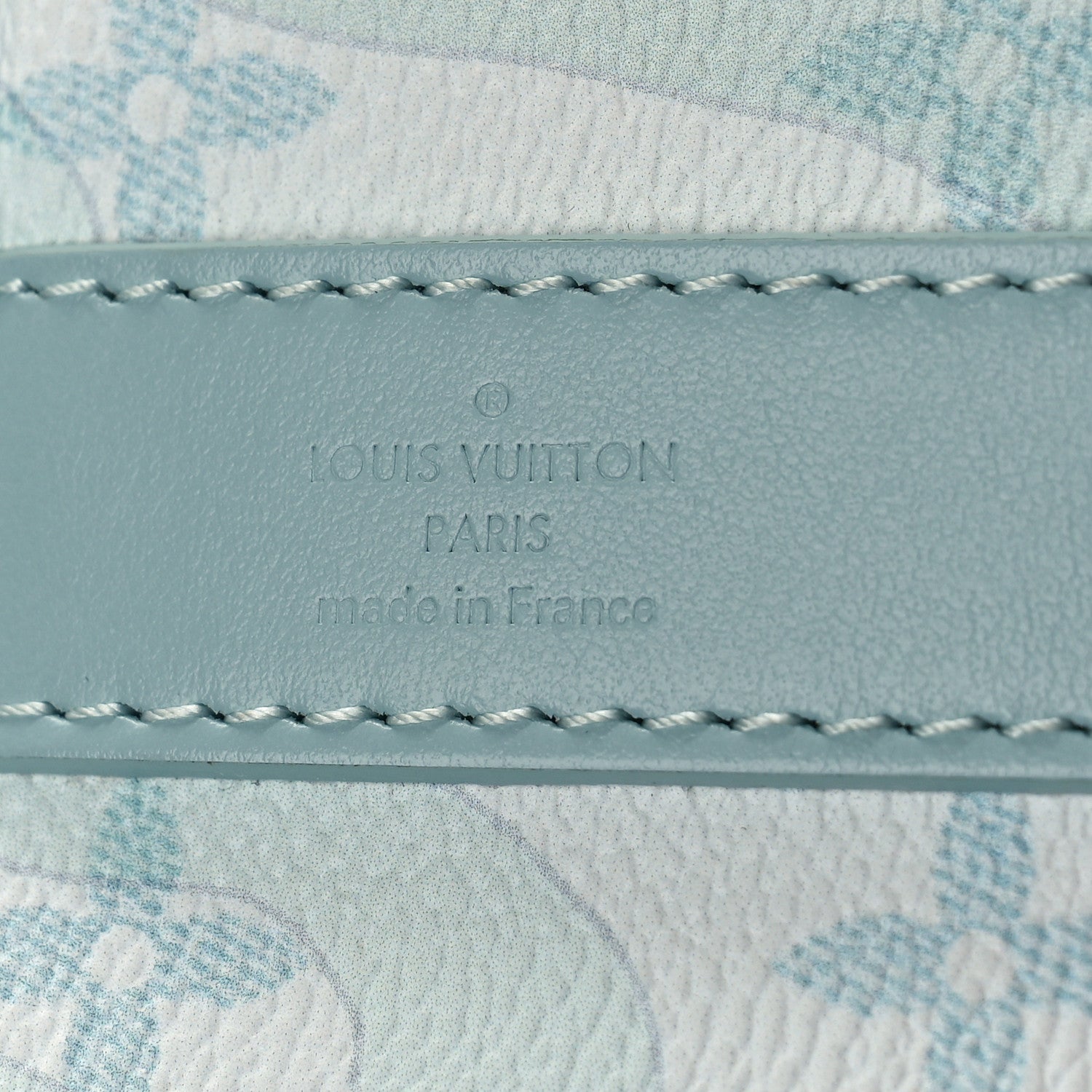 Louis Vuitton Monogram Aquagarden Keepall Bandouliere 25 Crystal Blue 6 of 9