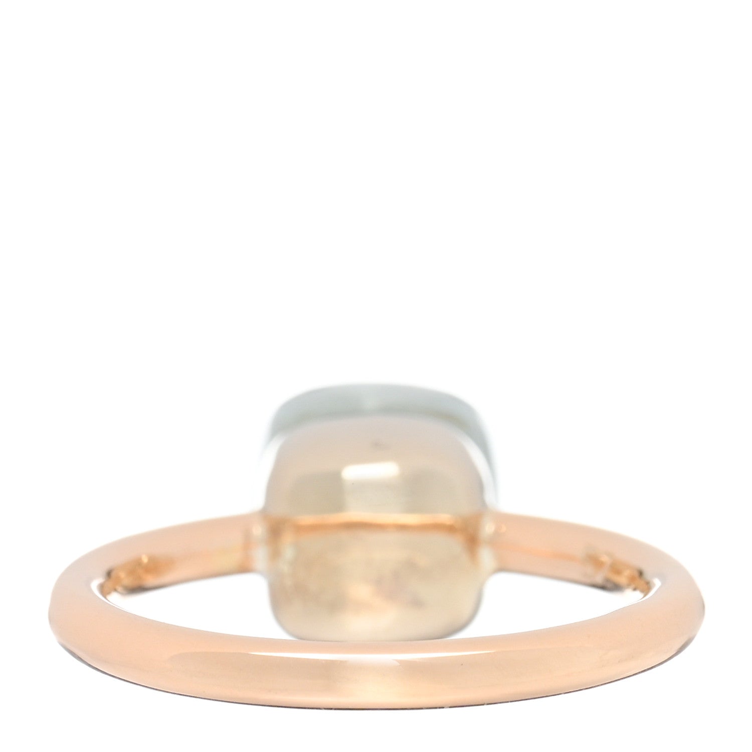 Pomellato 18K Rose Gold Prasiolite Petit Nudo Ring 52 6 3 of 6