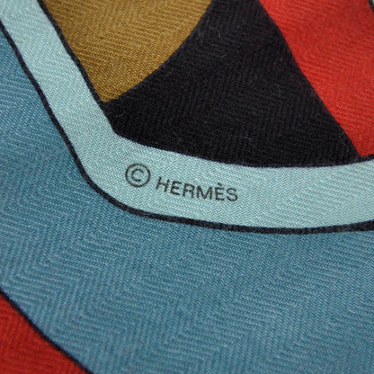 Hermes Cashmere Silk Thalassa Shawl 140 6 of 7