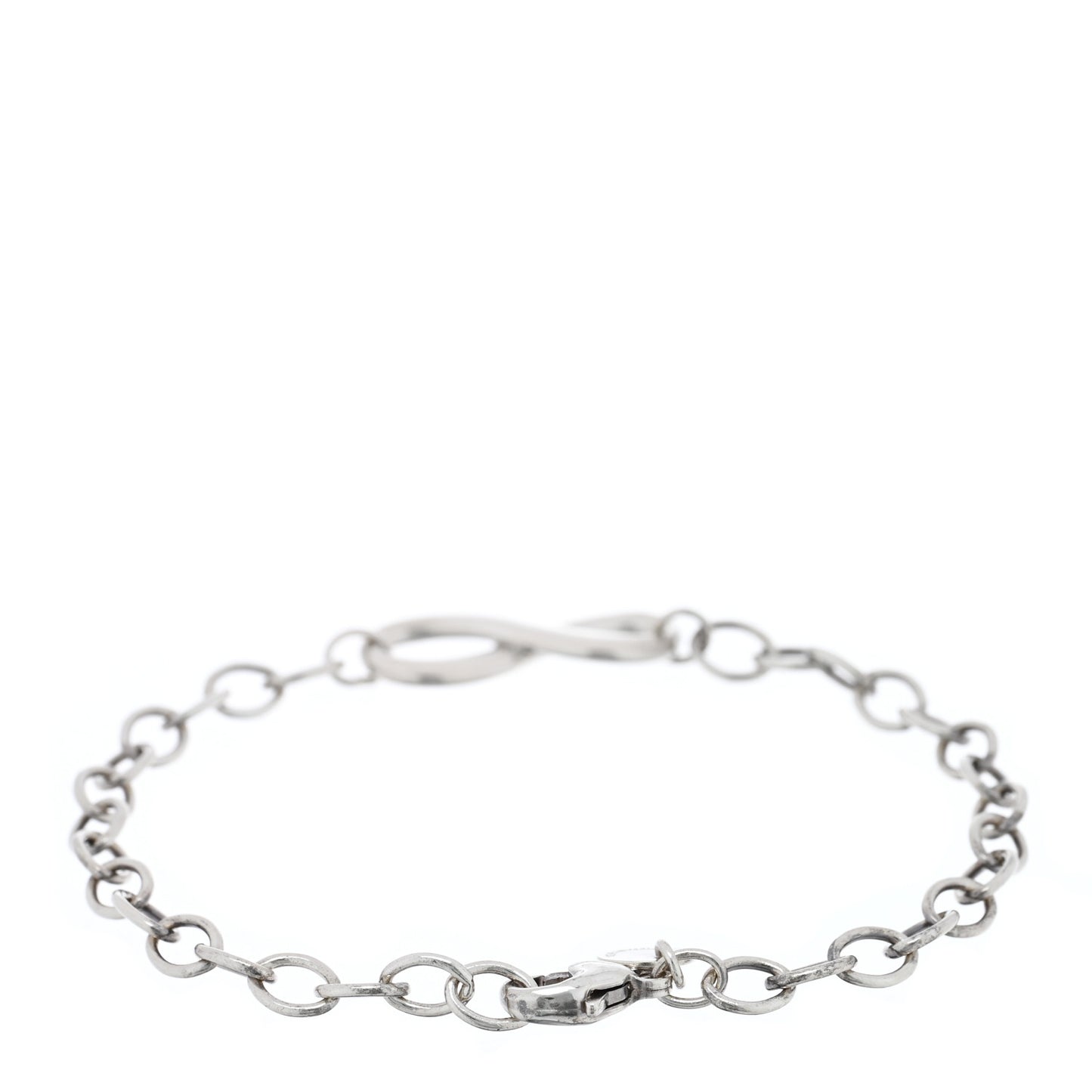 Sterling Silver Infinity Chain Bracelet
