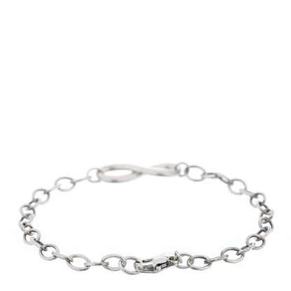 Tiffany Sterling Silver Infinity Chain Bracelet 2 of 3