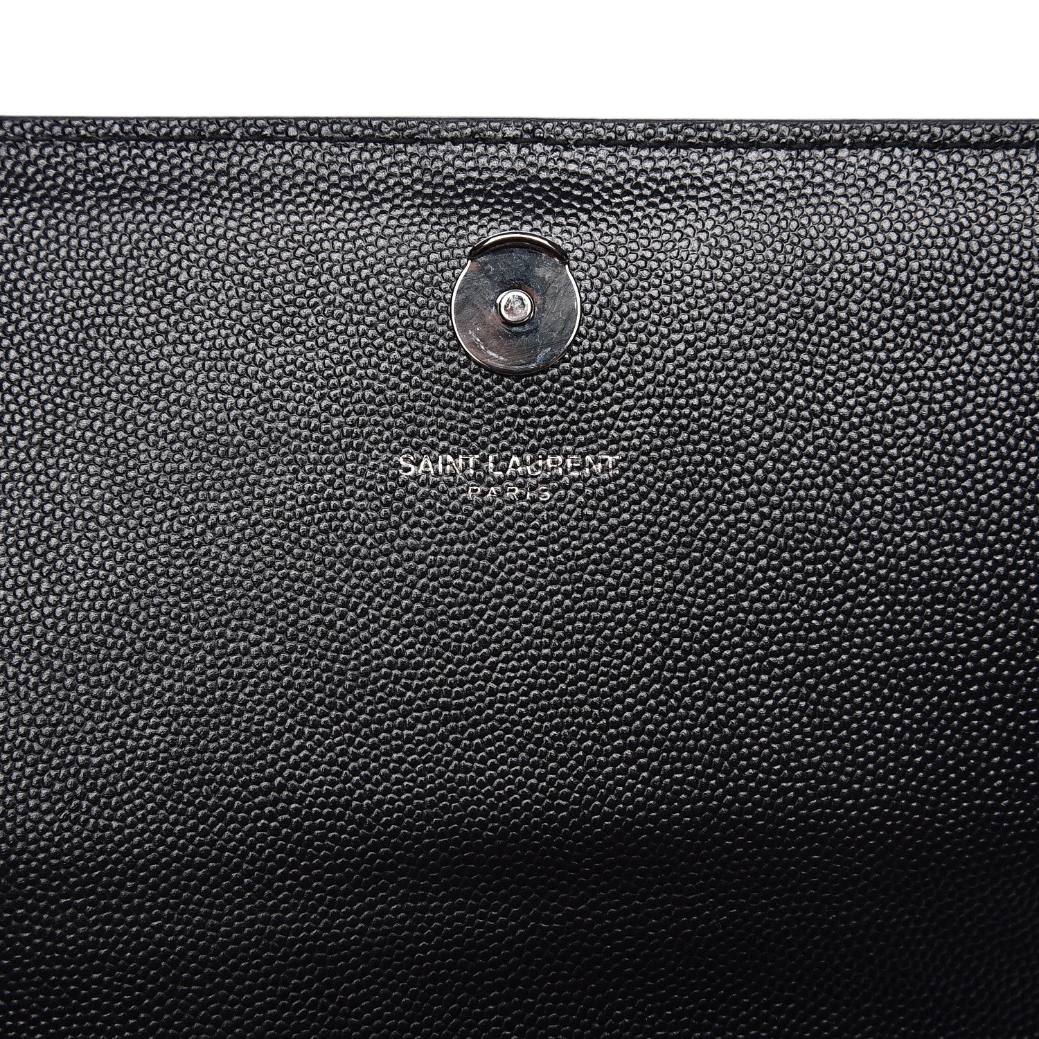 Saint Laurent Grain De Poudre Medium Classic Monogram Kate Satchel Black 7 of 9