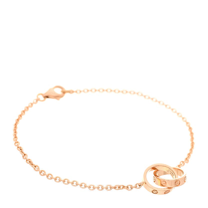 Cartier 18K Pink Gold Interlocking LOVE Bracelet 1 of 6