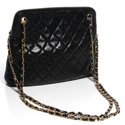 Chanel Lambskin Quilted Shoulder Bag Black 3 of 8
