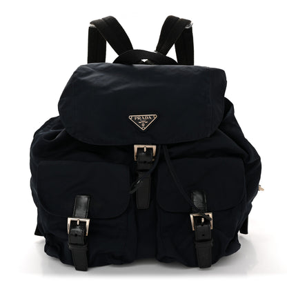 Prada Nylon Vela Small Backpack Navy 1 of 13