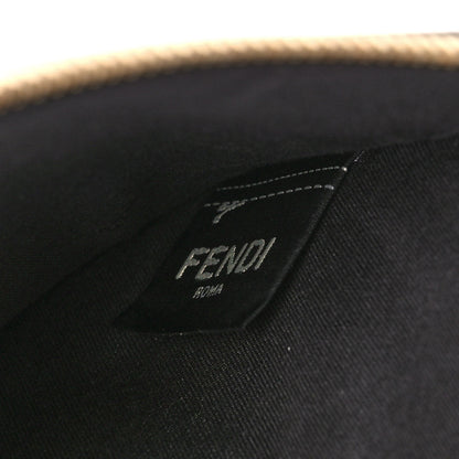 Fendi Vitello King Logo Embossed Medium Flat Pouch Camelia 8 of 8