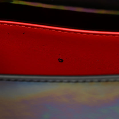 Christian Louboutin Iridescent Patent Calfskin Mini Elisa Baguette Dark Rainbow 15 of 16