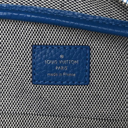 Louis Vuitton Taurillon Dora Ultra Soft MM Blue Royal 6 of 10