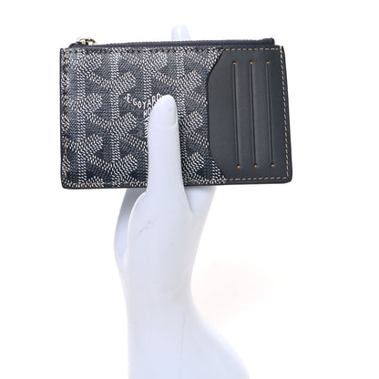 Goyard Goyardine Bourbon Zipped Card Holder Grey 2 of 6
