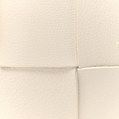 Bottega Veneta Lambskin Maxi Intreccio Candy Arco Tote White 9 of 12