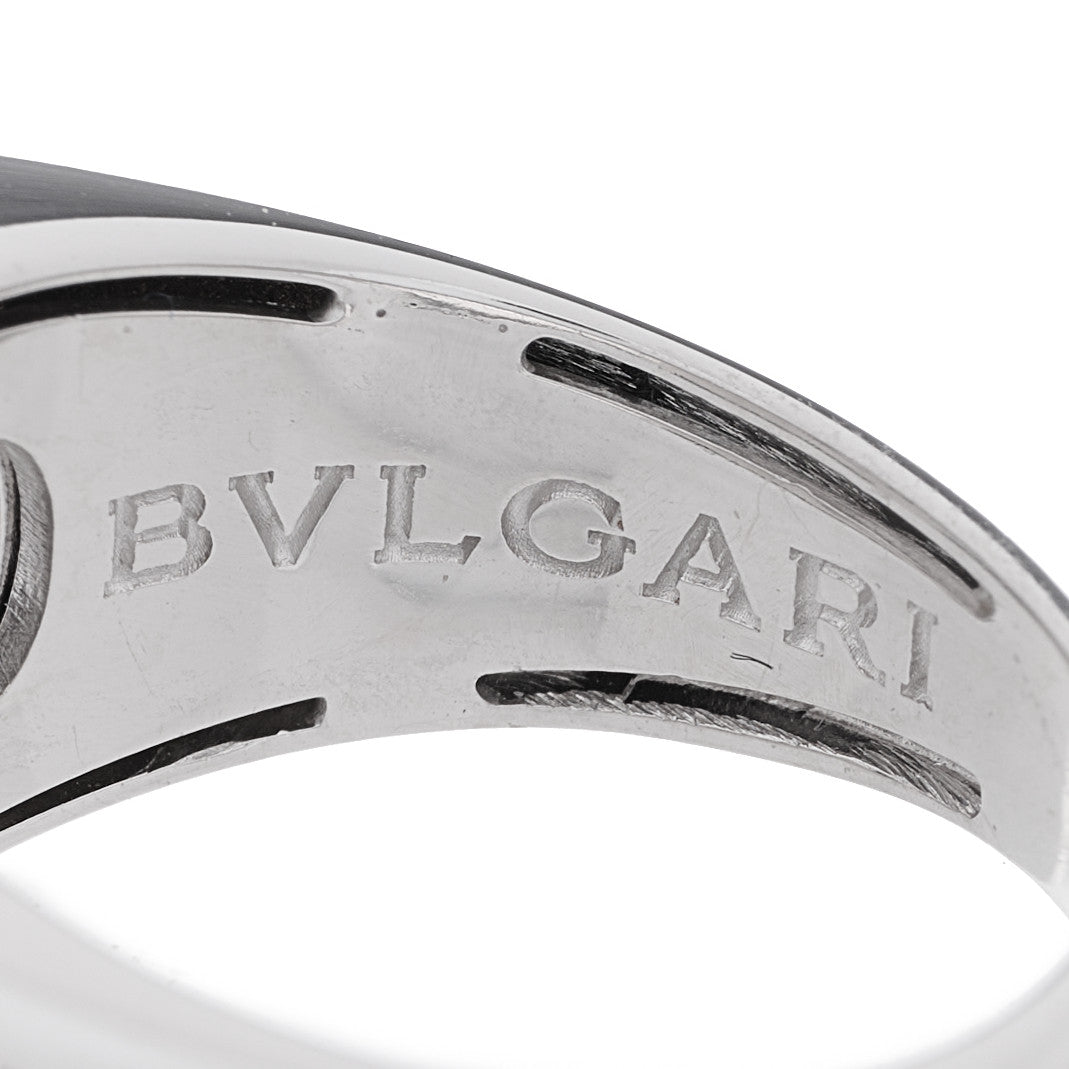18K White Gold Diamond Parentesi Ring 53 6.5