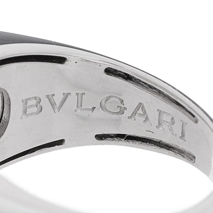 Bulgari 18K White Gold Diamond Parentesi Ring 53 6.5 4 of 5
