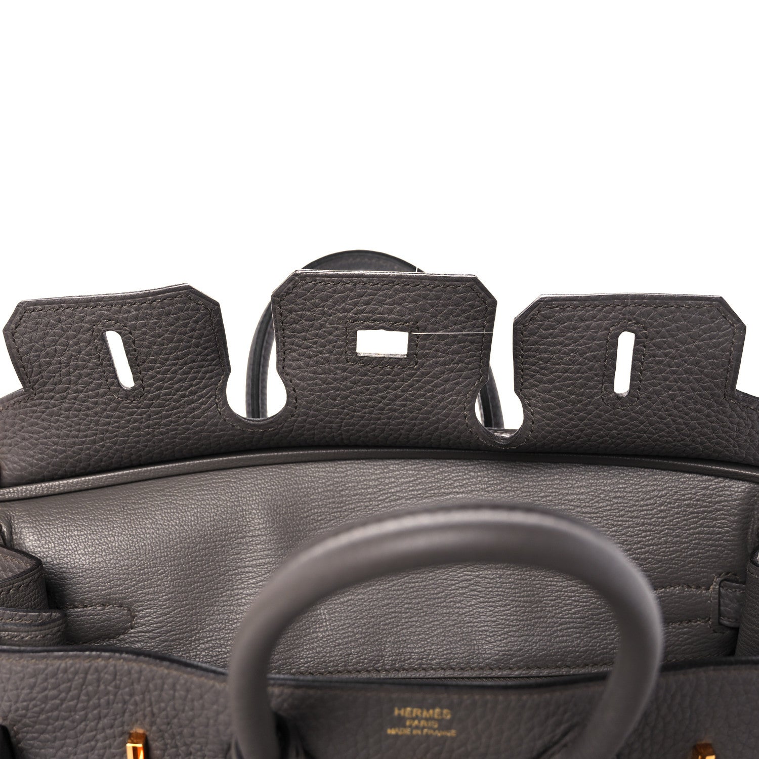 Hermes Togo Birkin 25 Etain 20 of 36