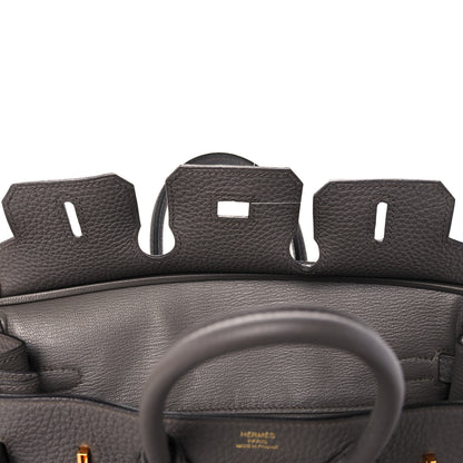 Hermes Togo Birkin 25 Etain 20 of 36