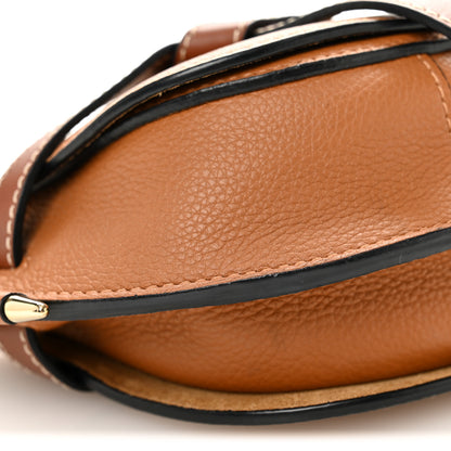 Loewe Grained Calfskin Mini Gate Crossbody Bag Caramel Pecan 8 of 9