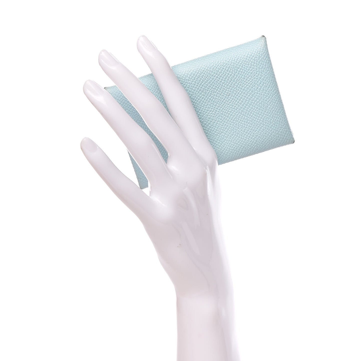Epsom Calvi Card Case Bleu Zephyr
