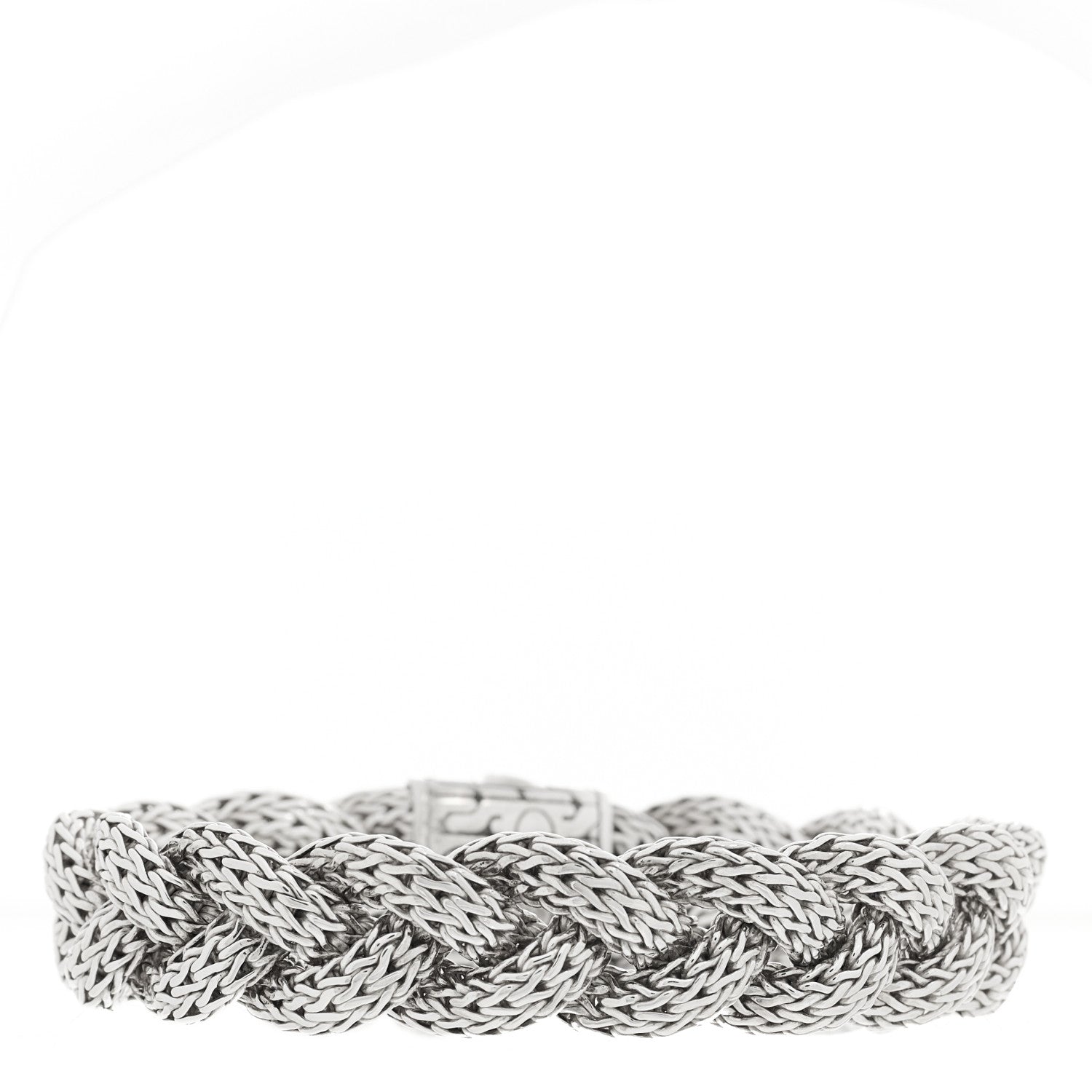 John Hardy Sterling Silver Medium Braided Classic Chain Bracelet 2 of 4