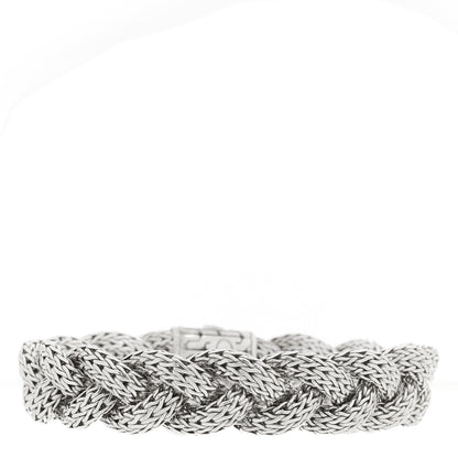 John Hardy Sterling Silver Medium Braided Classic Chain Bracelet 2 of 4