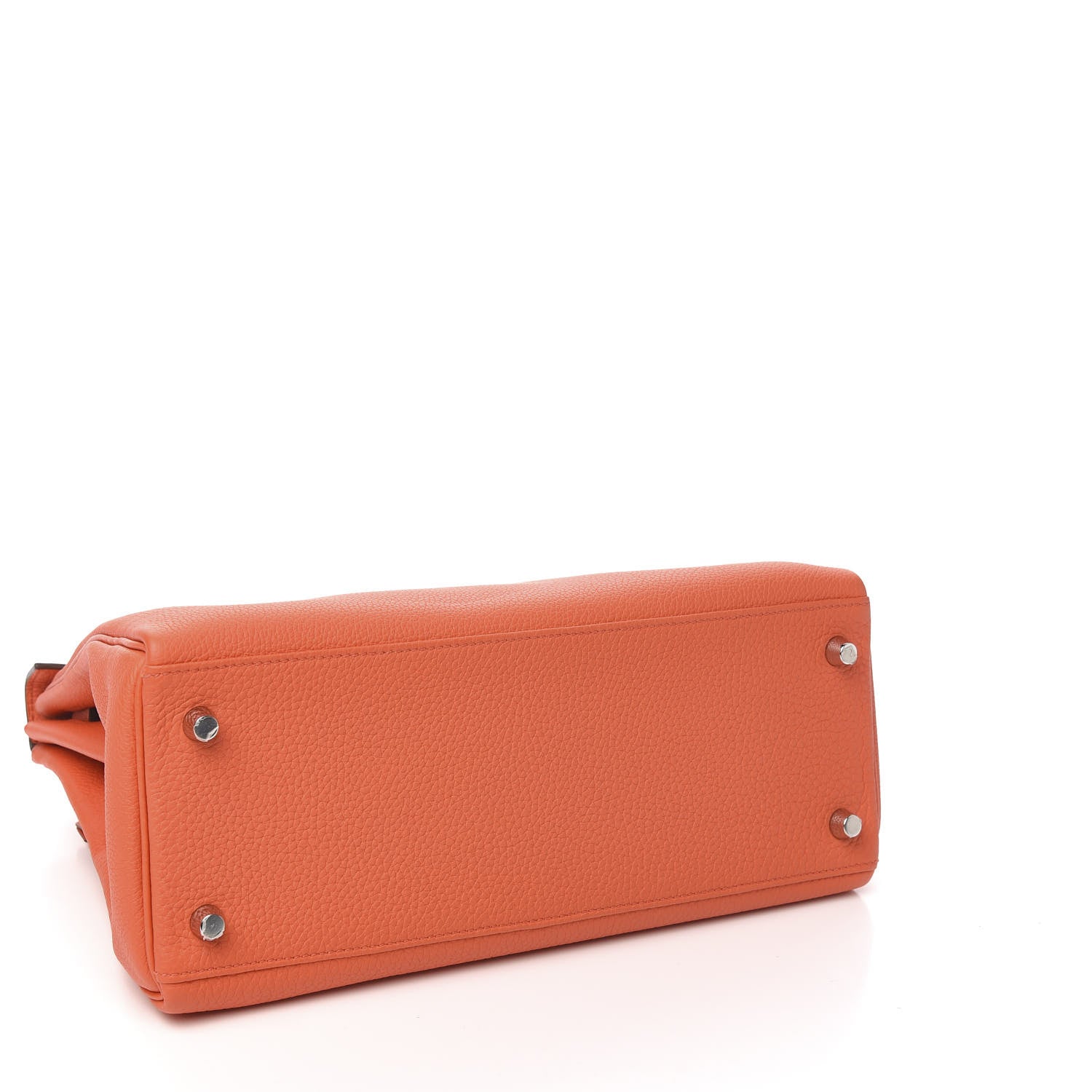 Hermes Togo Kelly Retourne 28 Orange Poppy 3 of 34