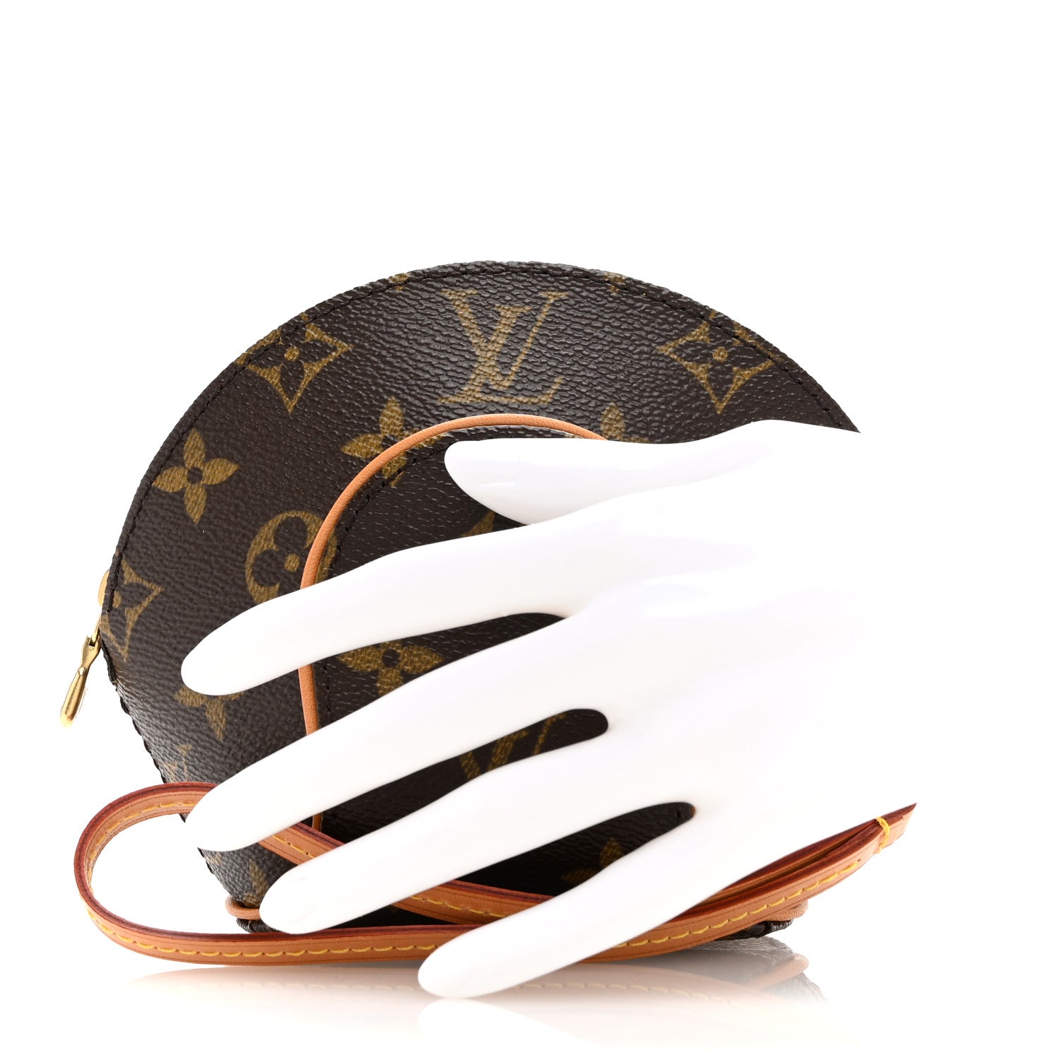 Louis Vuitton Monogram Mini Ellipse Wristlet Clutch 2 of 7