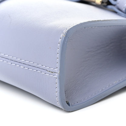 Salvatore Ferragamo Calfskin Motherwell Clutch Lilac 6 of 14