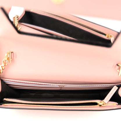 Gucci Calfskin GG Matelasse Chain Wallet Perfect Pink 5 of 9