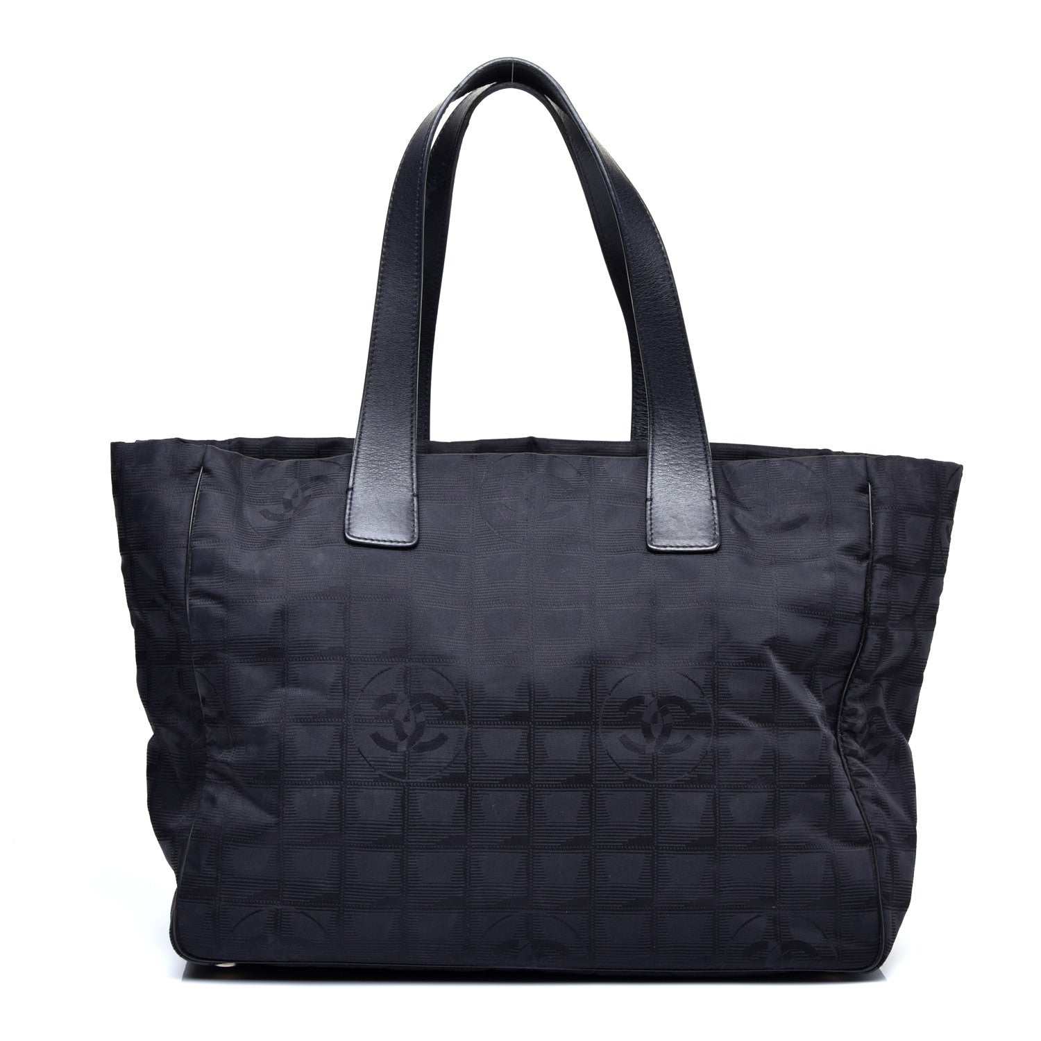 Chanel Nylon Large Travel Tote Black 1 of 10