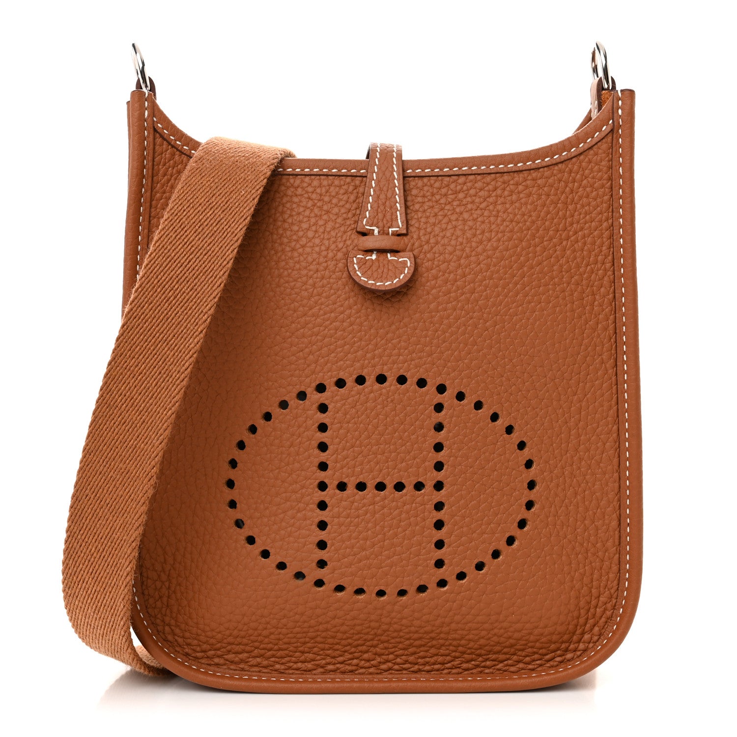 Hermes Taurillon Clemence Evelyne TPM Gold 1 of 11