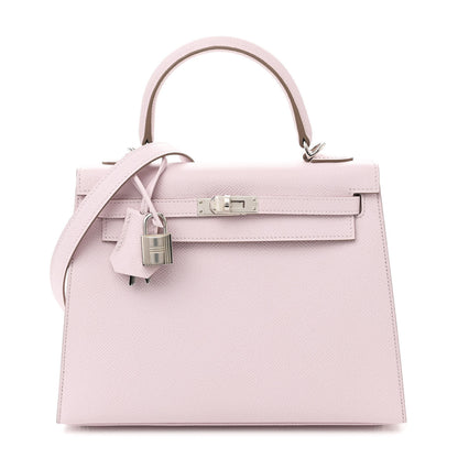 Hermes Epsom Kelly Sellier 25 Mauve Pale 1 of 13