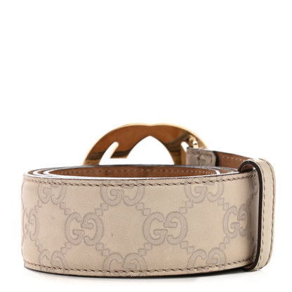 Gucci Guccissima Interlocking G 40mm Belt 80 32 Off White 2 of 6