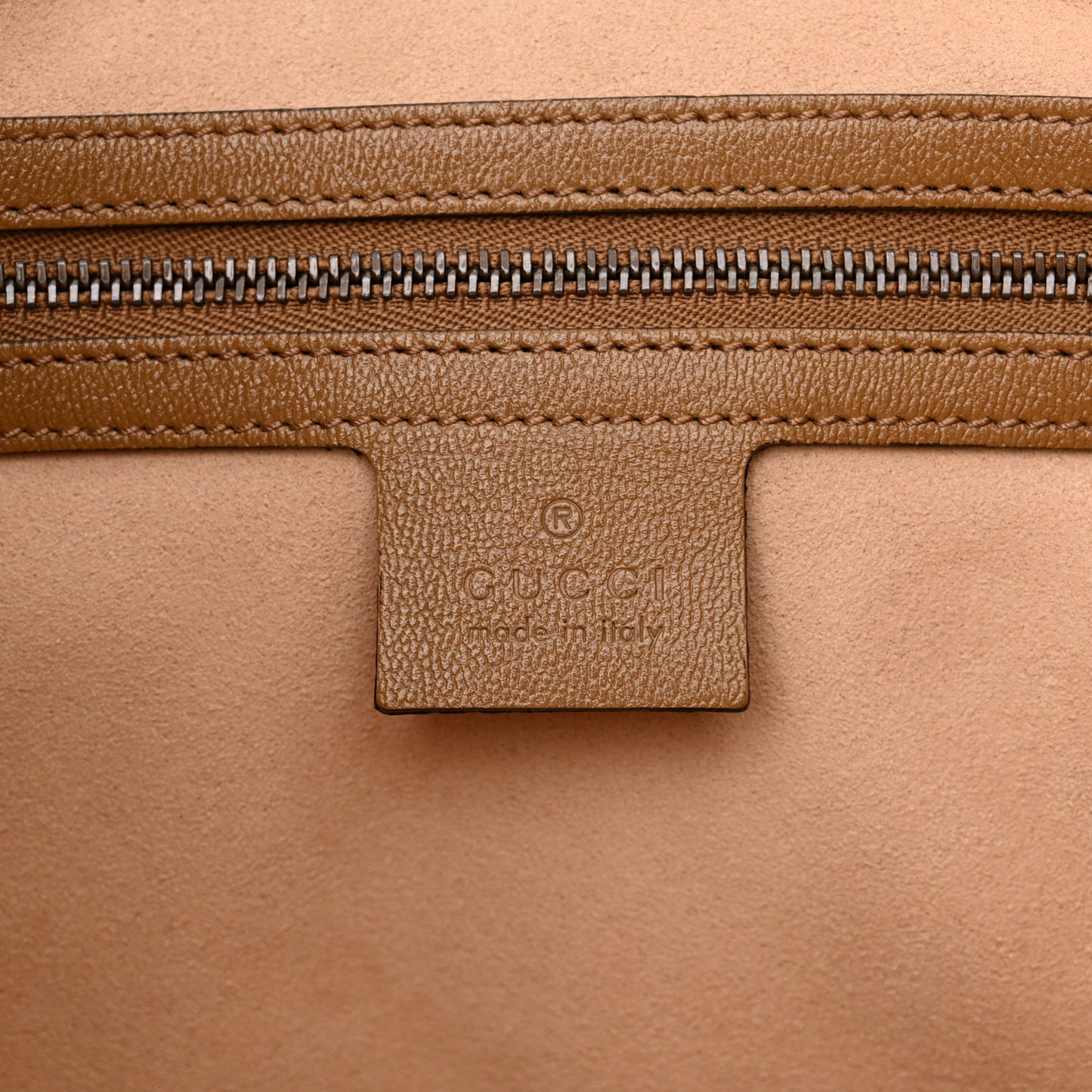 New Sakai Calfskin Lux Web Small Dahlia Tote Quartz Beige