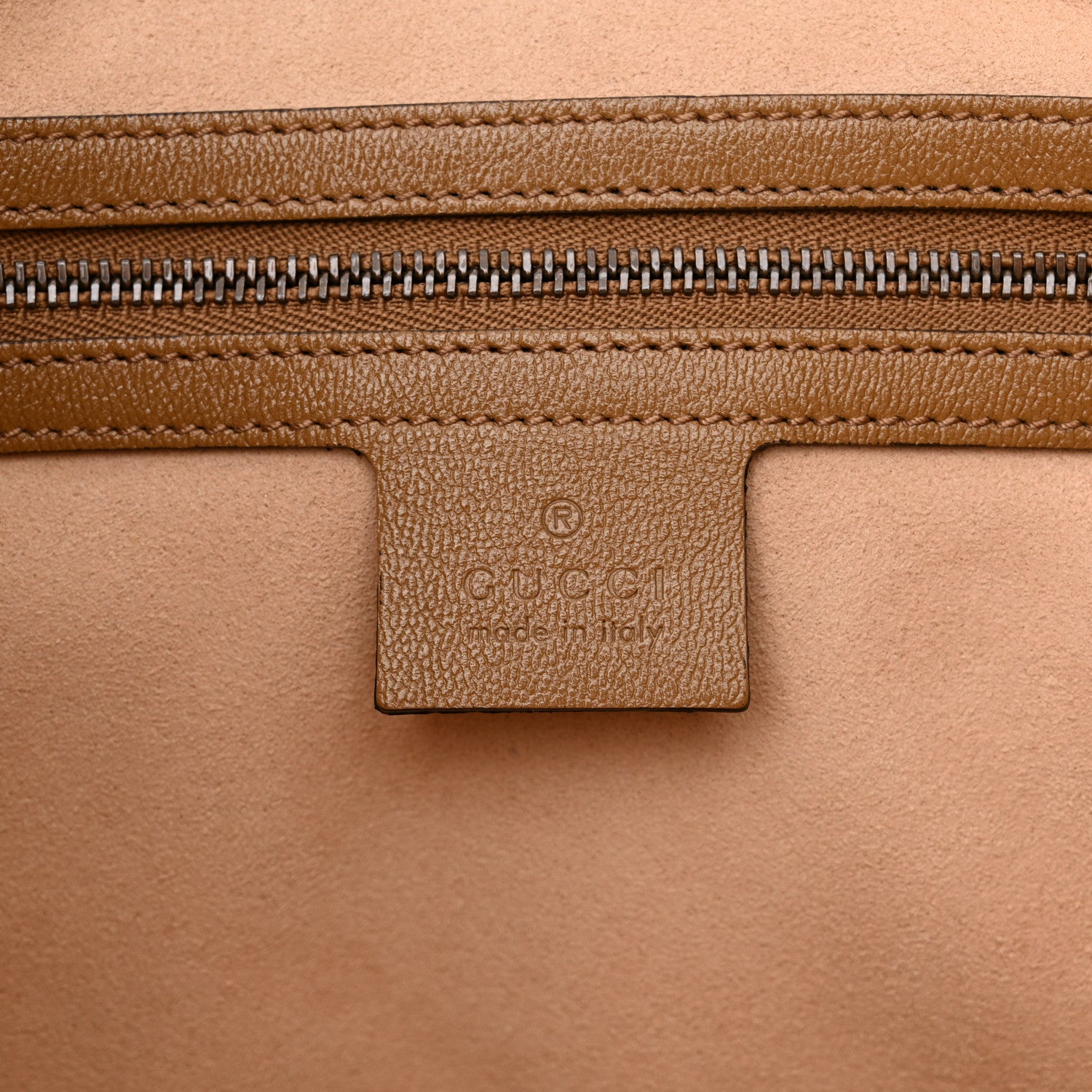Gucci New Sakai Calfskin Lux Web Small Dahlia Tote Quartz Beige 6 of 13