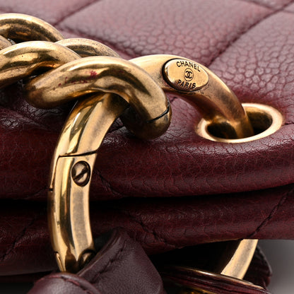 Chanel Caviar Quilted Large Retro Class Flap Burgundy 14 of 15