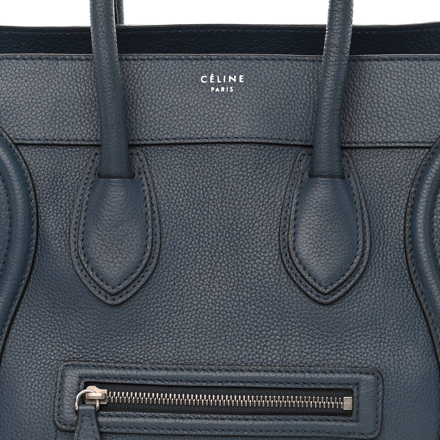 Drummed Calfskin Mini Luggage Orage