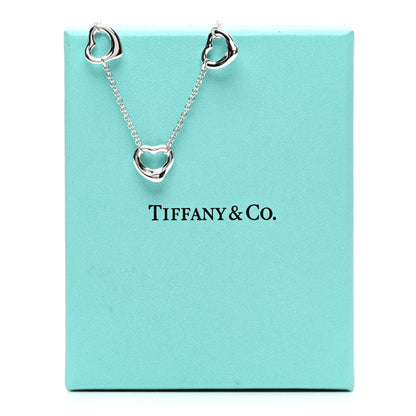Tiffany Sterling Silver Elsa Peretti Open Heart Bracelet 3 of 3