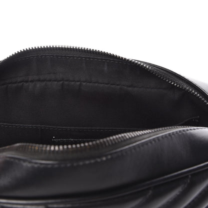 Saint Laurent Calfskin Matelasse Monogram Lou Camera Bag Black 10 of 12