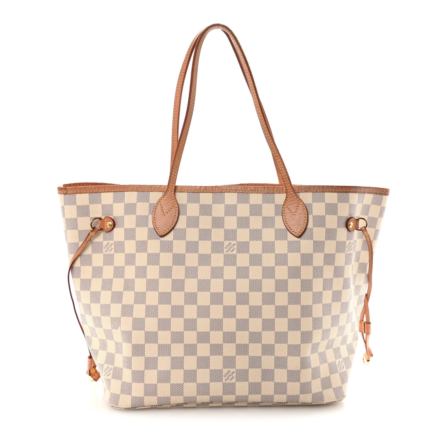 Louis Vuitton Damier Azur Neo Neverfull MM Rose Ballerine 1 of 10